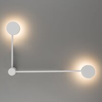 Weiße Wandlampe ONORA Metall indirektes Licht 2x GX53