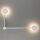 Weiße Wandlampe ONORA Metall indirektes Licht 2x GX53