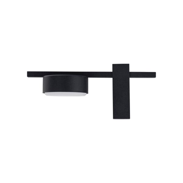 Schwarze Wandleuchte Modern Aluminium Metall GX53