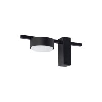 Schwarze Wandleuchte Modern Aluminium Metall GX53