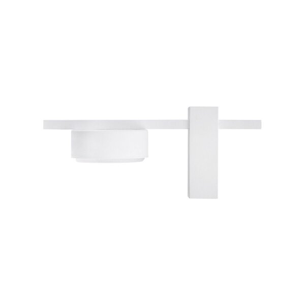 Wandlampe mit Schirm Weiß Modern T:23cm vielseitig GX53