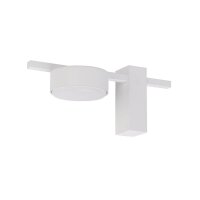 Wandlampe mit Schirm Weiß Modern T:23cm vielseitig...