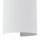 Applique murale résidentielle Blanc H:35cm étroit E27 semi-circulaire