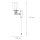 Kleine Wandlampe mit Schalter Glasschirm IP44 H:17cm