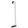 Verstellbare Stehlampe Wohnzimmer Schwarz Metall 124cm