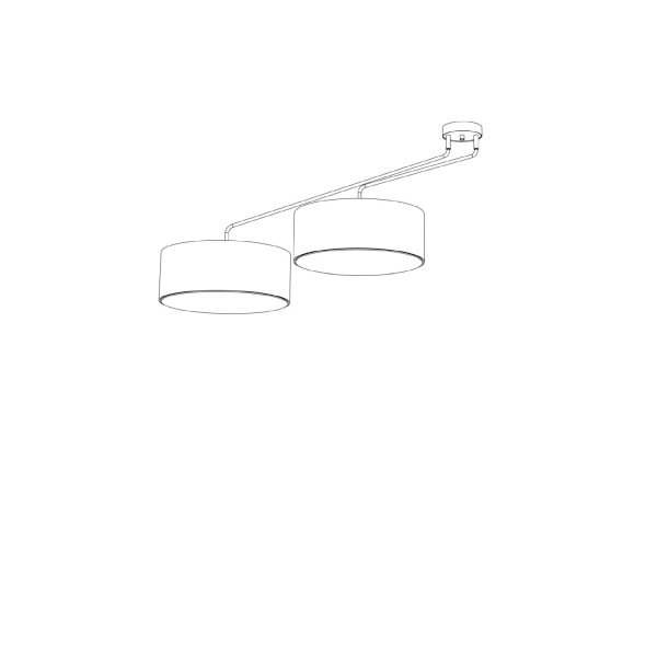 Verstellbare Deckenlampe Schwarz 100-156cm lang 6x E27