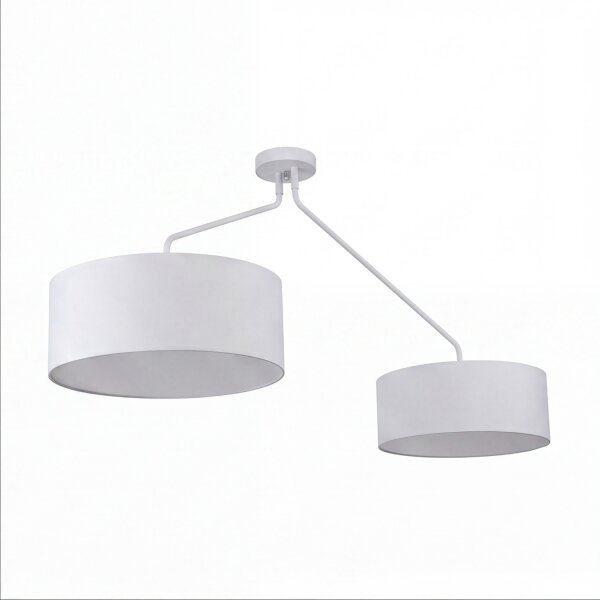 XXL Deckenlampe Weiß verstellbar 100-156cm lang