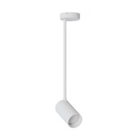 Vielseitige Deckenlampe Wei&szlig; H:41cm verstellbar GU10
