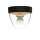 Kleine Deckenlampe Schwarz Gold Ø18cm rund IP44 E27