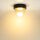 Kleine Deckenlampe Schwarz Gold Ø18cm rund IP44 E27