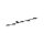 Lange Deckenleuchte Schwarz 98cm Metall Aluminium 5x