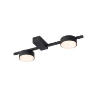 Kleine Deckenleuchte Schwarz L:39cm Aluminium Metall