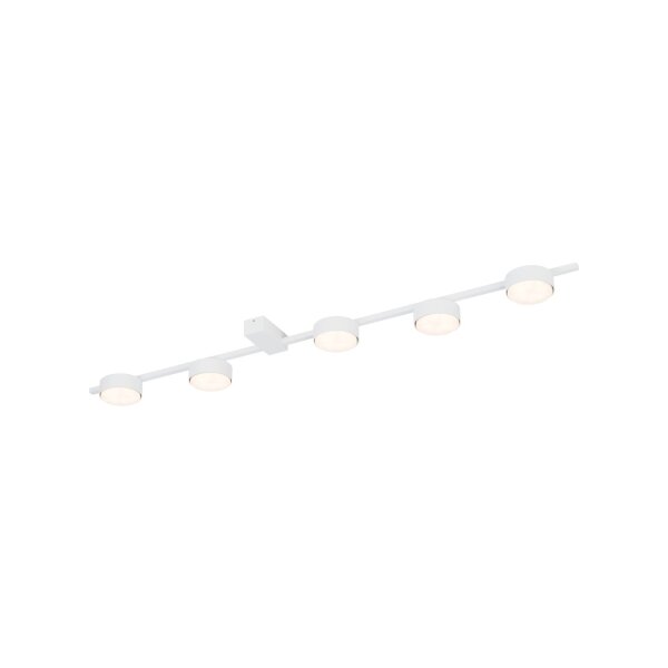 Weiße Deckenleuchte groß L:98cm Aluminium Metall Modern