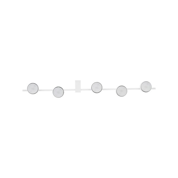 Weiße Deckenleuchte groß L:98cm Aluminium Metall Modern