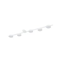 Wei&szlig;e Deckenleuchte gro&szlig; L:98cm Aluminium Metall Modern