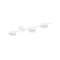 Längliche Deckenleuchte Weiß L:59cm Aluminium...