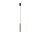 Pendelleuchte Messing rund Ø5,5cm Modern Design elegant