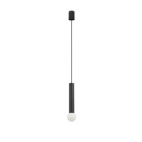 Metall Pendelleuchte Schwarz rund Ø5,5cm schmal...