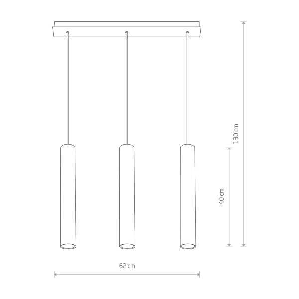 Elegante Pendelleuchte Messing Schirme Zylinder Modern