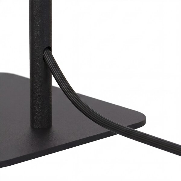 Kleine Tischleuchte Schwarz Messing 40cm Modern