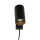 Wandspot mit Schalter Kabel Schwarz Gold GU10