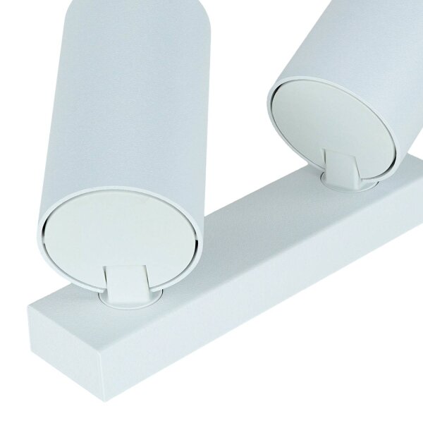 Deckenstrahler Weiß länglich B:5,5-20cm Modern flexibel