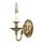 Opulente Wandlampe CANDELA 3 Messing massiv Barock