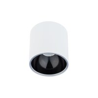 Vielseitiger Aufbauspot Wei&szlig; Schwarz GU10 klein &Oslash;126mm