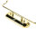 Badleuchte mit Schalter in Gold Jugendstil GRANDO