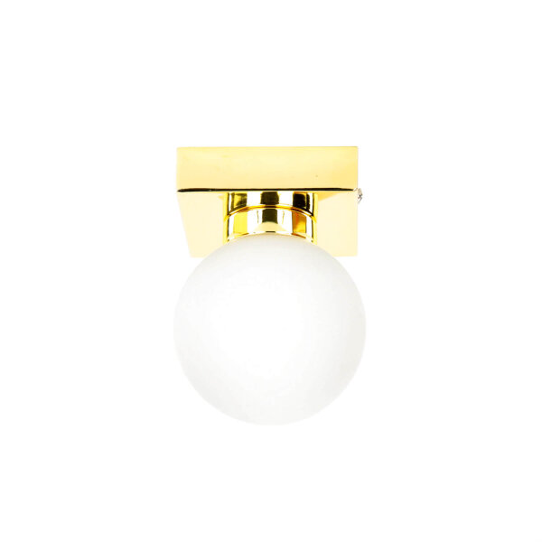 Badlampe in Gold Weiß STAR Wand Decke