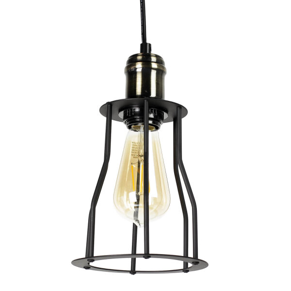 Pendelleuchte DURHAM in Kupfer E27 Industrial Design
