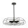 Deckenlampe Metall Schwarz Ø 56 cm 5x E27 Retro