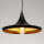 Industrial Hängelampe Metall Schwarz Gold Ø25cm