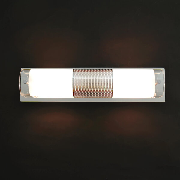 Badlampe Modern silbern