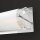 Badlampe Modern silbern