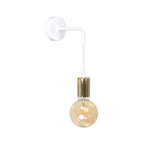 Wandleuchte verstellbar Weiß Gold Wandlampe...