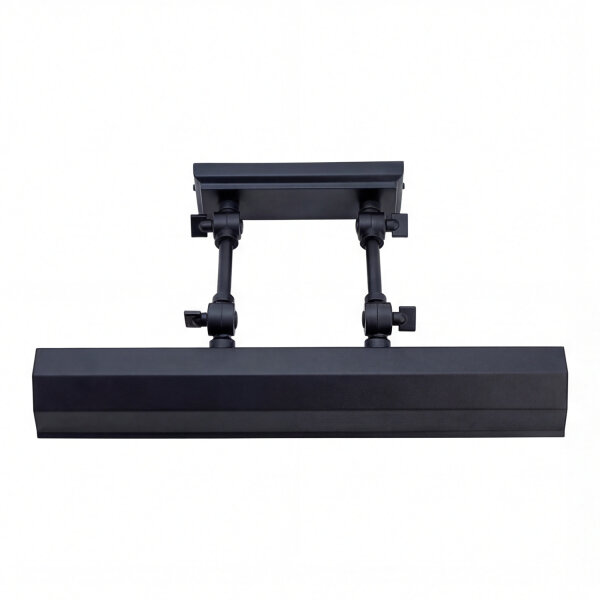 Bilderleuchte Schwarz Metall 40 cm E14 schwenkbar