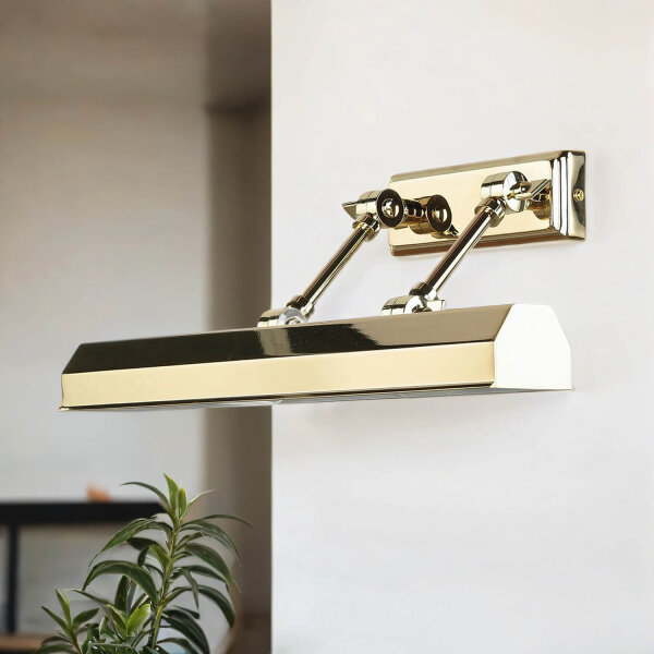 Bilderlampe in Messing elegantes Design Premium