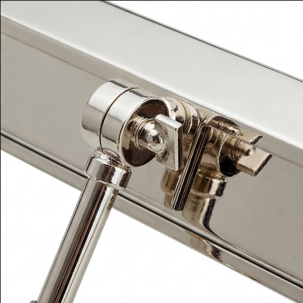 Bilderleuchte Nickel Metall 40 cm E14 schwenkbar
