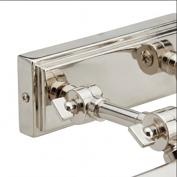 Bilderleuchte Nickel Metall 40 cm E14 schwenkbar