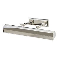 Bilderleuchte Nickel Metall 40 cm E14 schwenkbar