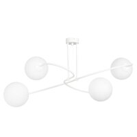 Deckenlampe Wei&szlig; Modern E27 elegant VISSAZA Wohnzimmer