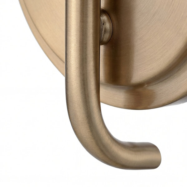 Designer Wandleuchte Industrie Look Glas Schirm