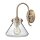 Designer Wandleuchte Industrie Look Glas Schirm