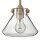 Designer Wandleuchte Industrie Look Glas Schirm