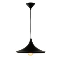 Pendelleuchte Metall Schwarz Weiß Ø35cm...
