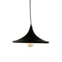 Pendelleuchte Metall Schwarz Weiß Ø35cm...