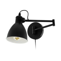 Wandlampe mit Kabel Schalter verstellbar E27 PIERRE