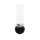 Badlampe Wand Spiegel Glas Metall in Chrom Weiß elegant