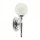 Wandlampe Bad IP44 aus Messing Glas spritzwasserdicht